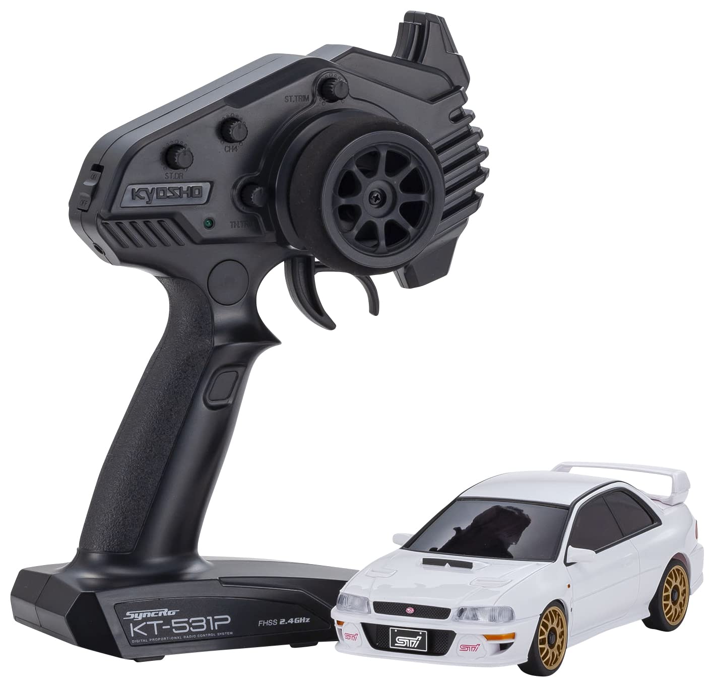Amazon.com: Kyosho Mini-Z AWD Subaru Impreza STi 22B White