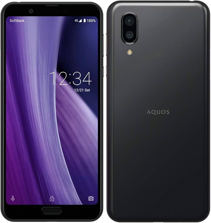 Amazon | SIMフリー AQUOS sense3 plus 901SH SoftBank ブラック 白