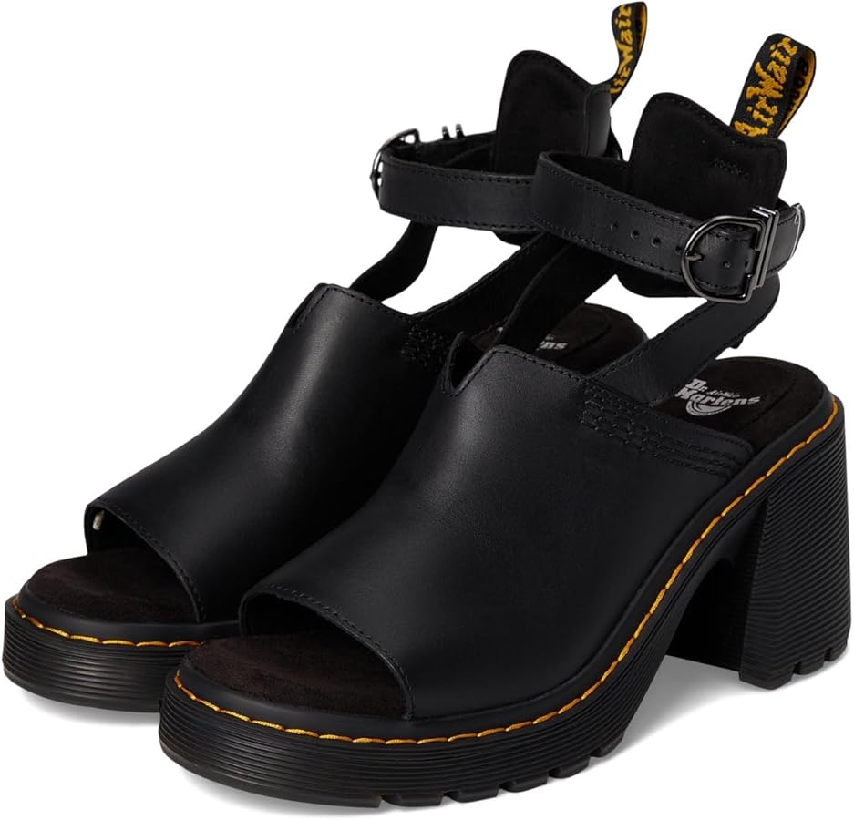 Amazon | Dr. Martens レディース Millee, ブラックセンダル。, 5 | Dr