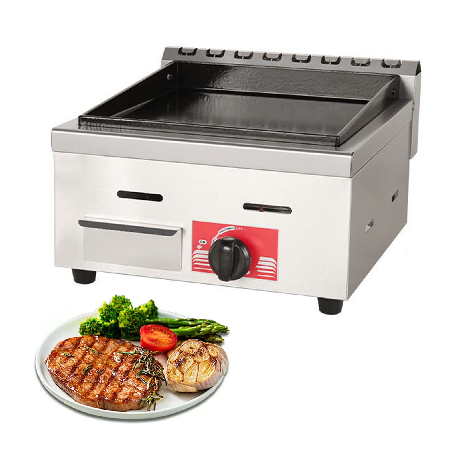 Amazon｜グリドル 卓上用 プレス鉄板 プロパンガスグリドルグリル