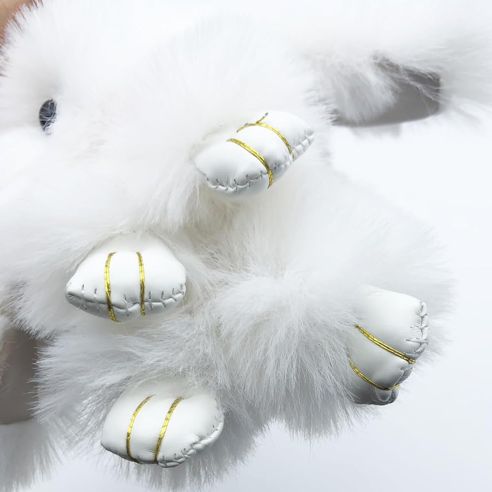 Unpafcxddyig Bunny Keychain Cute Rabbit artificial fur Keychain