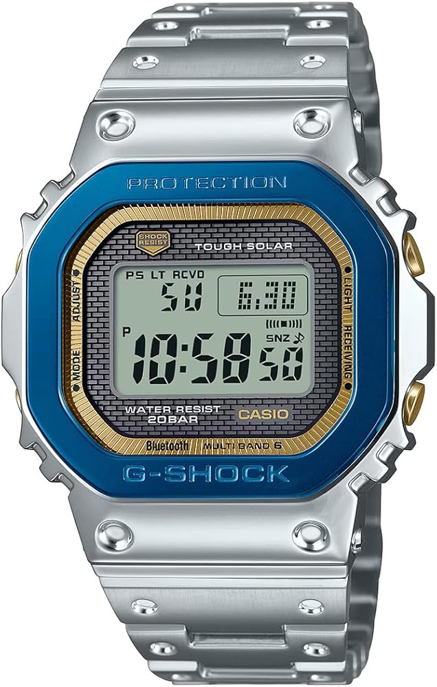 Casio G-Shock GMW-B5000SS-2DR Bluetooth Digital Blue Dial Men