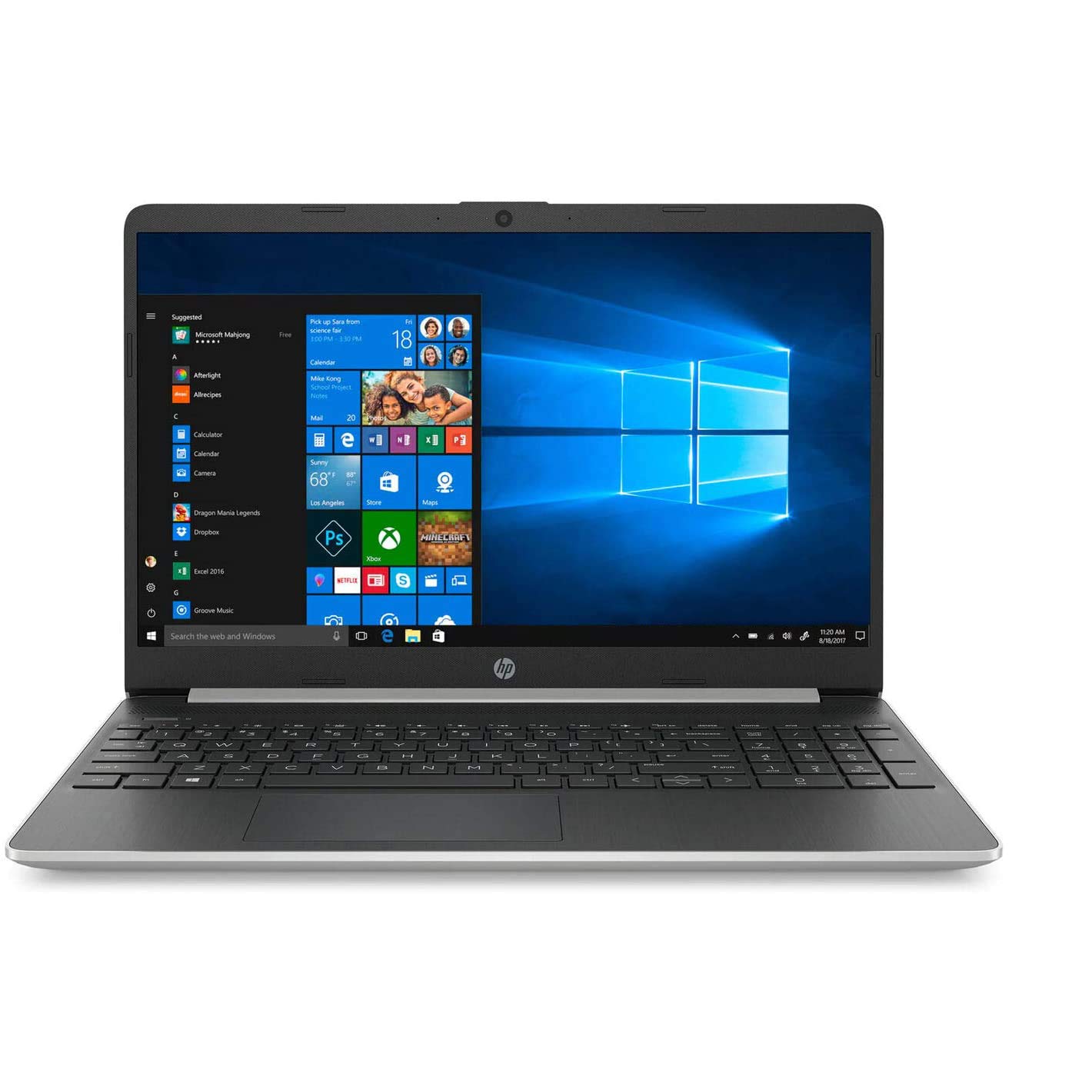 Amazon.com: HP 15t Laptop PC 15.6 Inch HD WLED 256GB SSD + 16GB