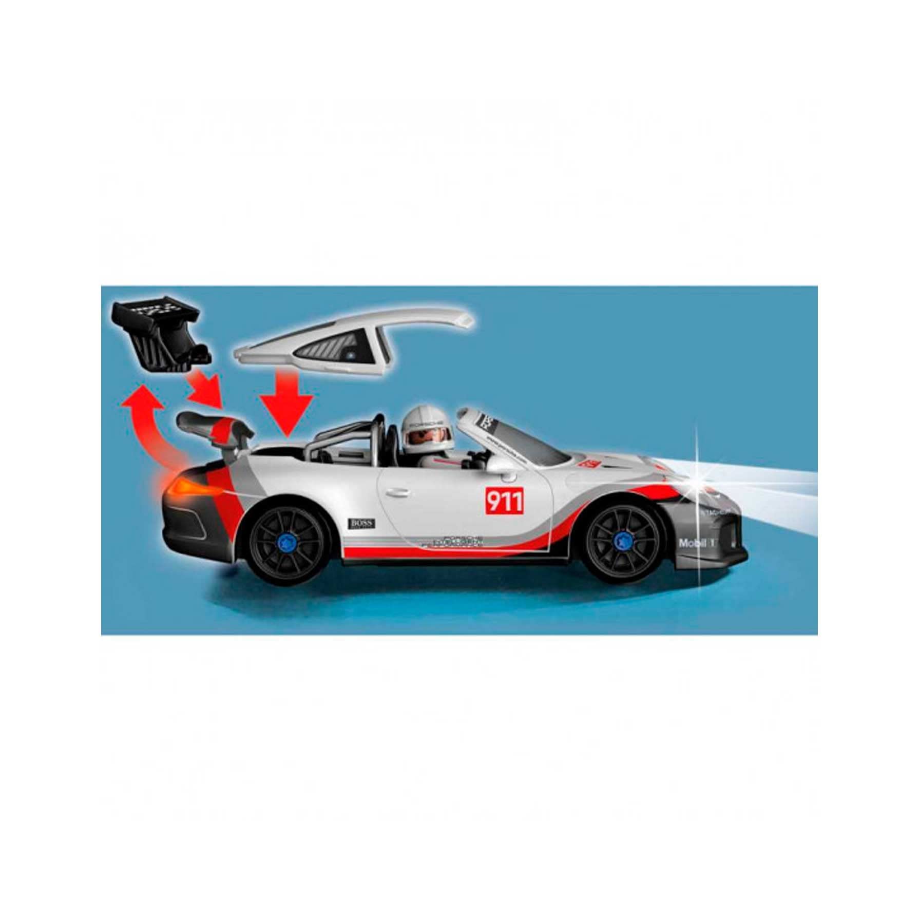 Amazon.com: Playmobil Porsche 911 GT3 Cup : PLAYMOBIL®: Toys & Games