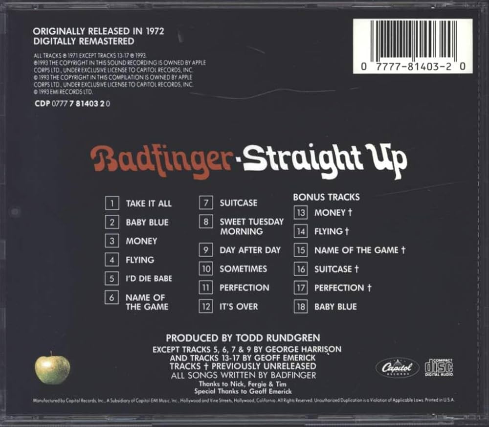 Badfinger - Straight Up - Amazon.com Music