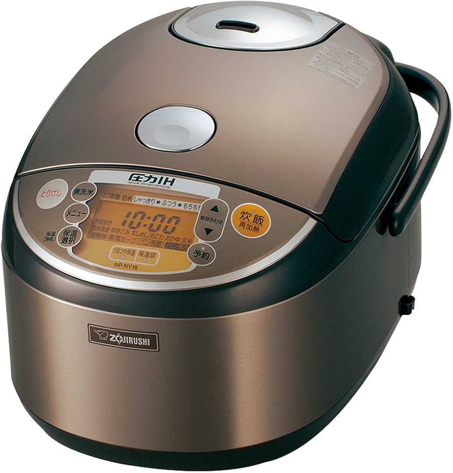 Amazon.co.jp: 象印 炊飯器 圧力IH式 1升 ステンレスブラウン NP-NY18