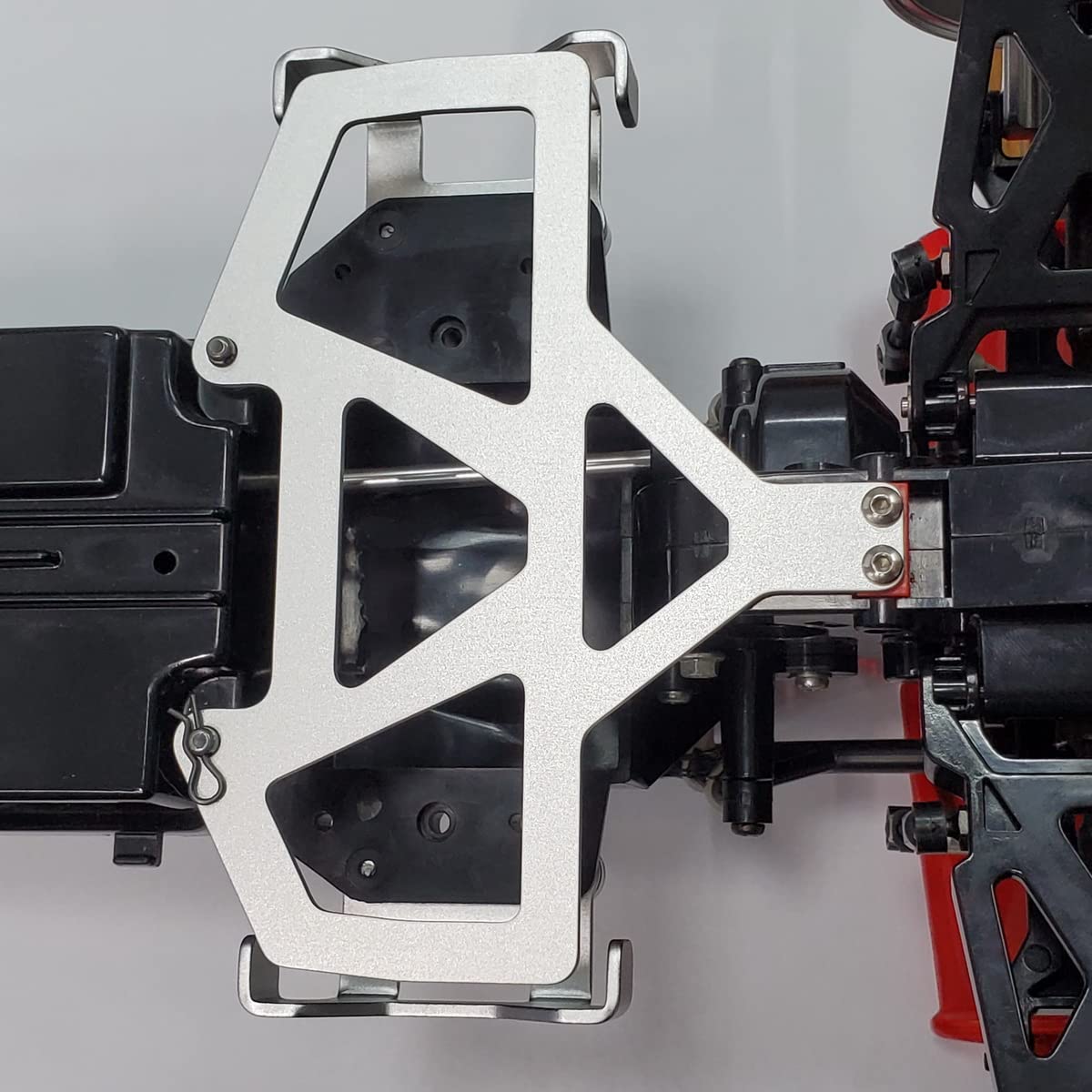 Amazon | KF アルミ合金 バッテリーホルダー タミヤ 1/10 4WD ホット