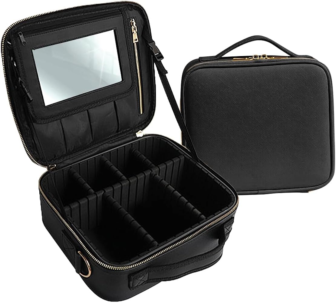 Amazon.co.jp: BestAA メイクボックス プロ用 鏡付き コスメボックス