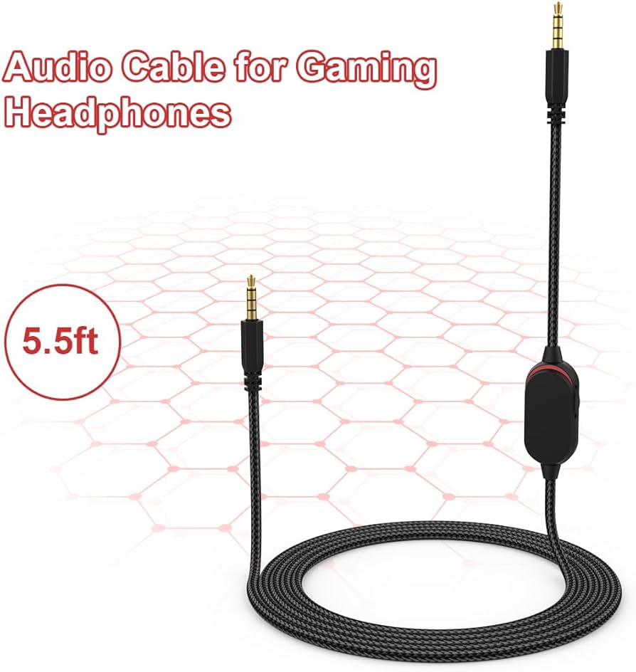 Amazon.co.jp: AW920H 取り外し可能なゲーミングヘッドセットケーブル