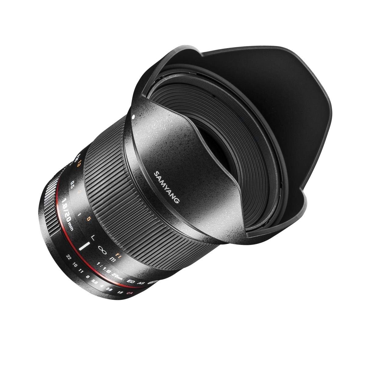 Amazon.co.jp: SAMYANG 単焦点レンズ 20mm F1.8 ED AS UMC キヤノン