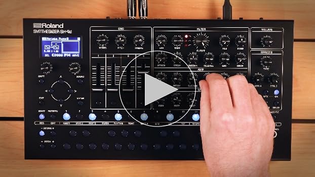 Amazon.com: Roland SH-4d Compact Desktop Synthesizer | 11 OSC
