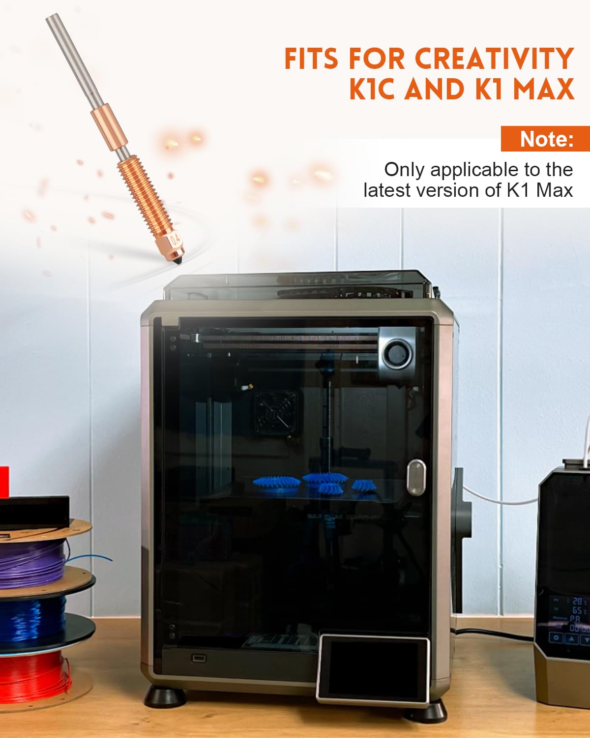 Amazon | K1C ノズル 0.4mm 2PCS Creality K1C/K1 Max 3Dプリンターに