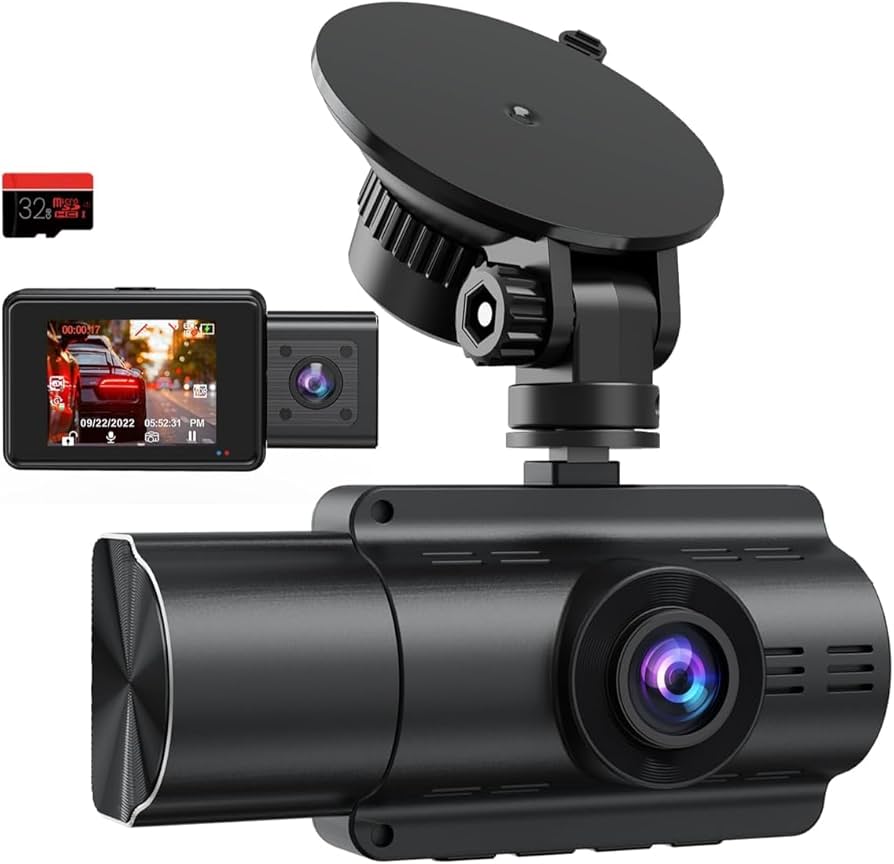 Amazon.co.jp: 【車内車外同時録画】 LAMONKE ドライブレコーダー 前後