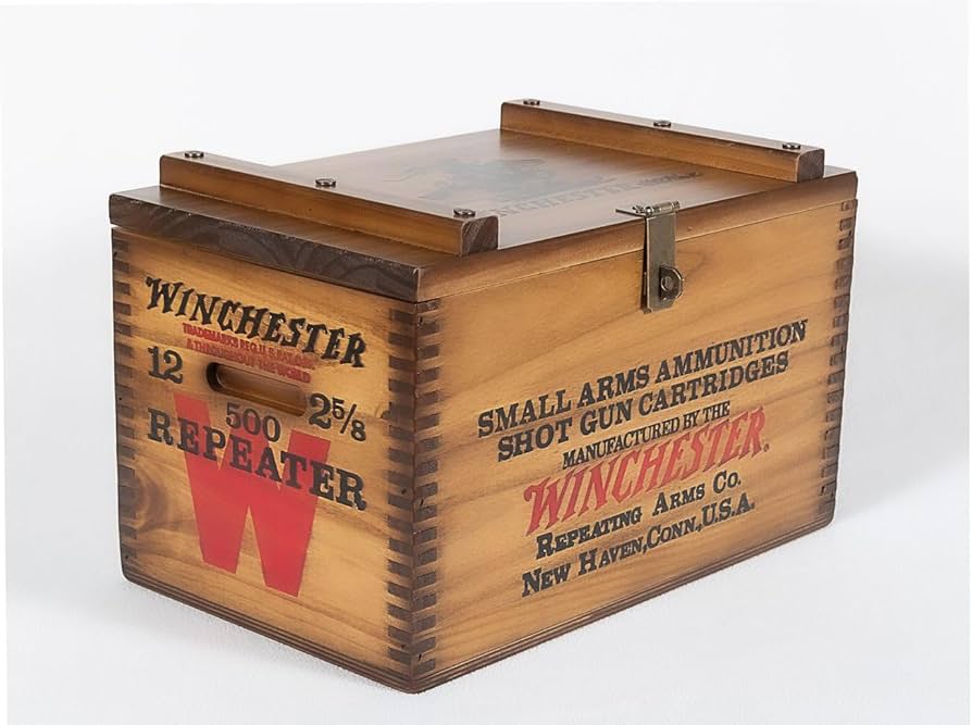 Amazon.com: Winchester Wooden Ammo Box : Sports & Outdoors