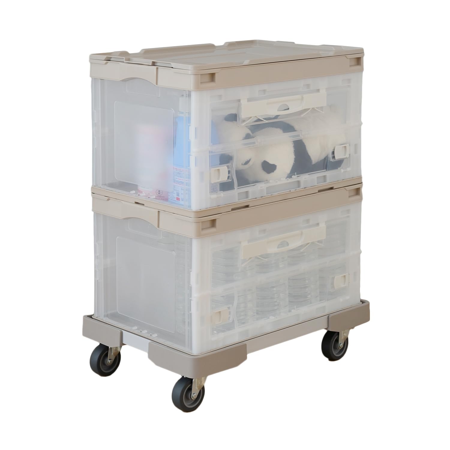 Amazon.co.jp: NITTO(日東) 折りたたみコンテナ 50L (側面オープン