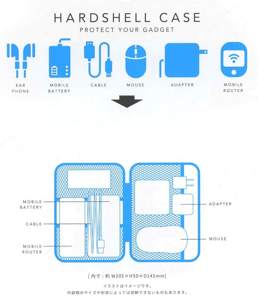 Amazon.com: [Hightide] nahe GB278 Hard Shell Case L Green : Office