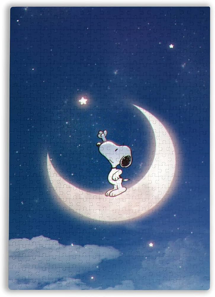 Amazon.co.jp: ピーナッツ スヌーピー 星 月 1000ピース パズル