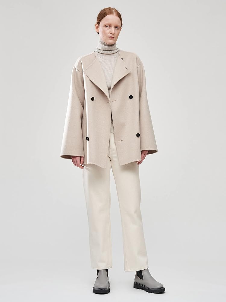 Amazon | [ギャルリー ヴィー] ウールダブルフェイス ショートノー