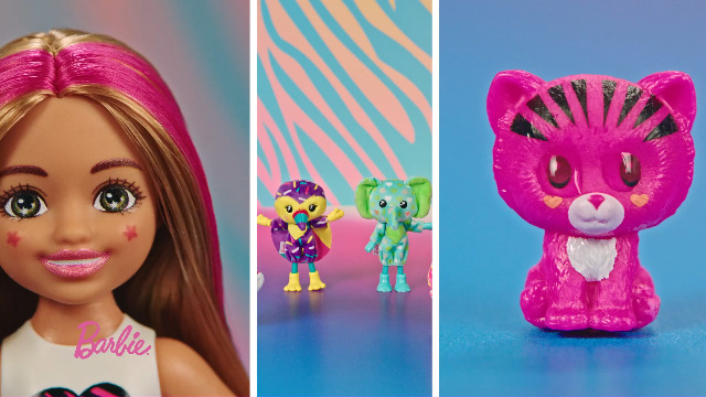 Amazon.com: Barbie Cutie Reveal Chelsea Small Doll, Jungle Series