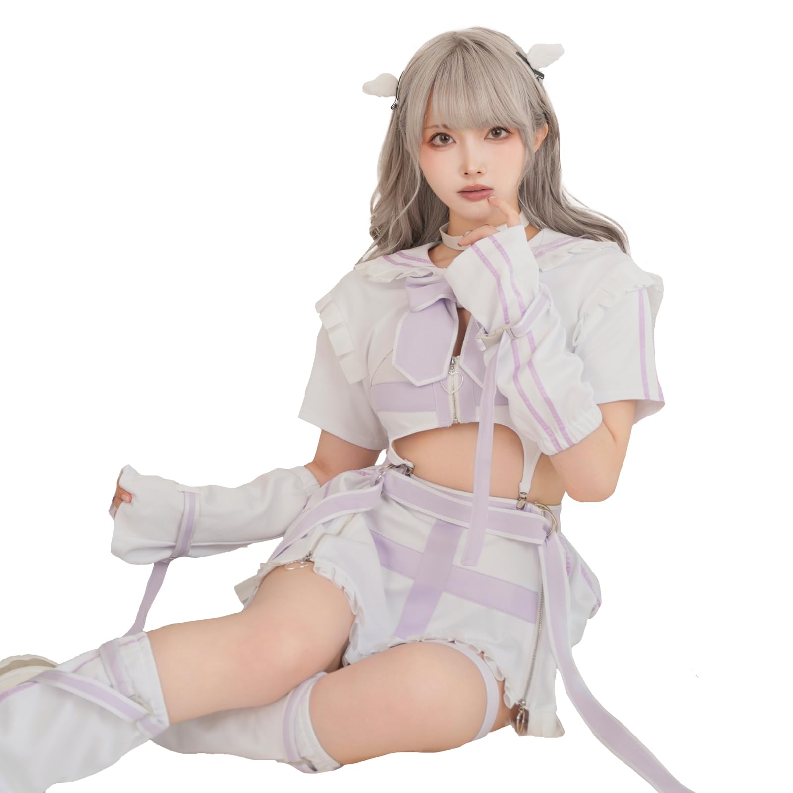 Amazon.co.jp: [Malymoon] コスプレ 天使界隈 天使 地雷系 セーラー服
