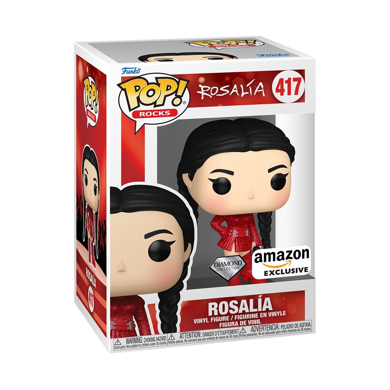 Amazon.com: Funko Pop! Rocks: Rosalia (Bizcochito) - Diamond