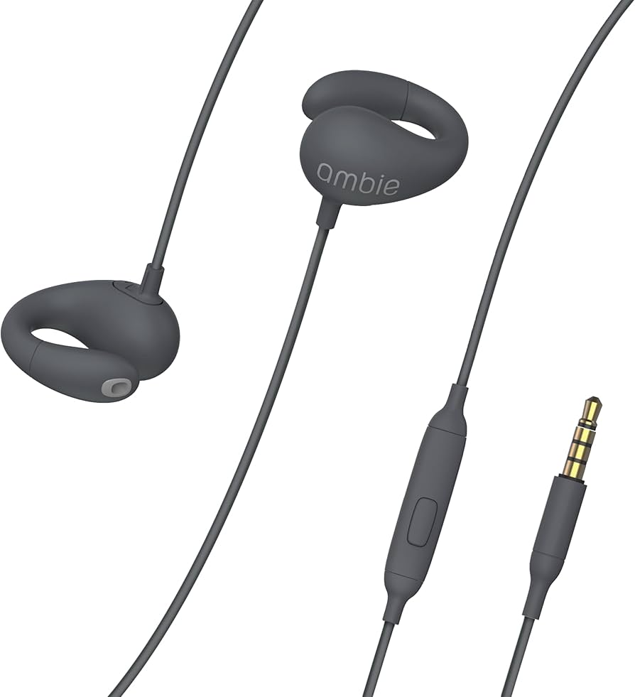 Amazon.com: ambie Sound Earcuffs - Open Ear Earbuds Wired Ear Clip