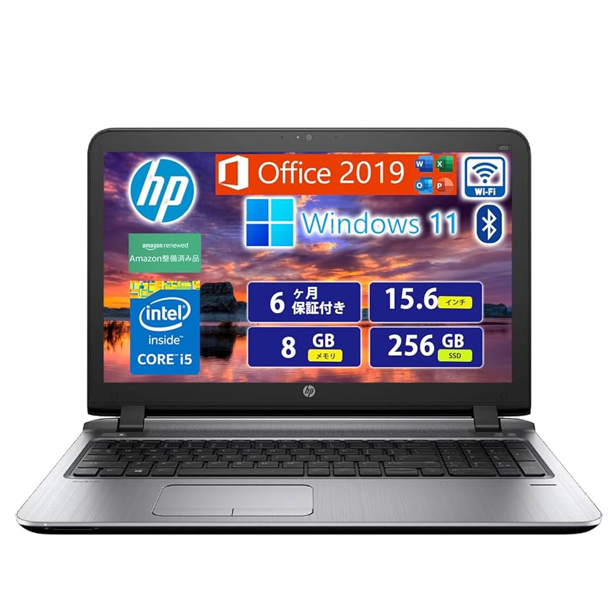 HP ノートパソコン 15-db0178AU office2019 PRO付き HP ノートパソコン