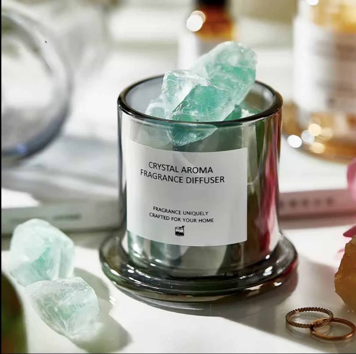 Amazon.com: Crystal Aroma Fragrance Diffuser & Luxury Aromatherapy