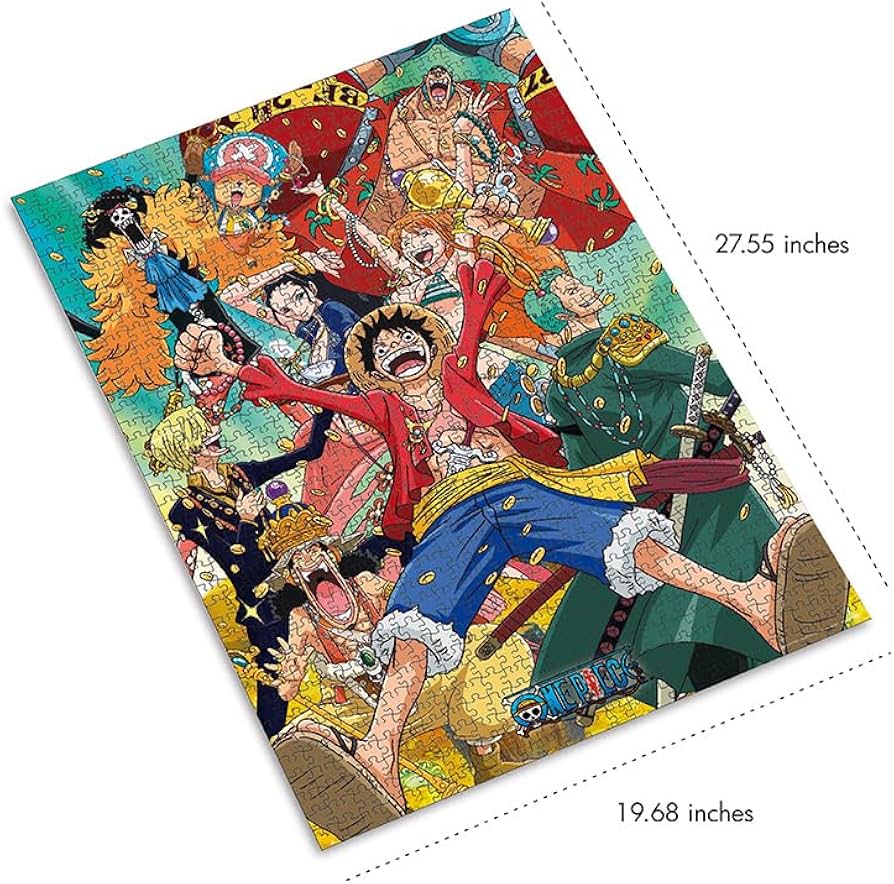 Amazon.com: ABYstyle One Piece Straw Hat Crew 1000 pc. Puzzle