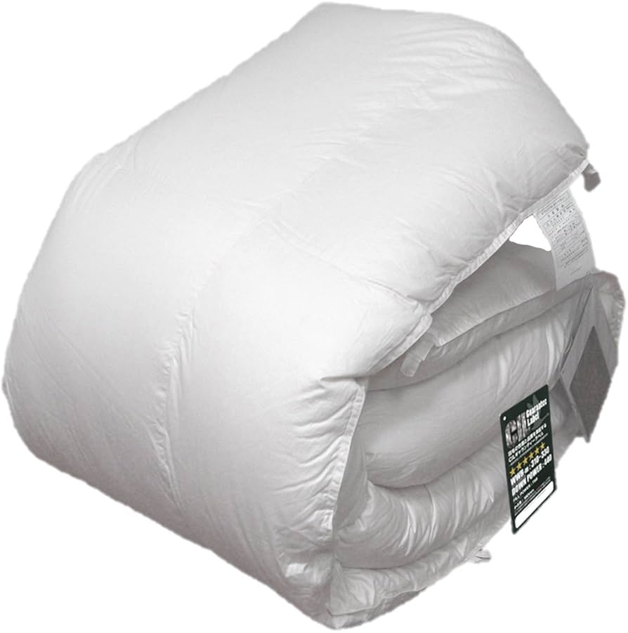 Amazon｜羽毛布団 シングル ハンガリー産 ホワイト マザーグースダウン