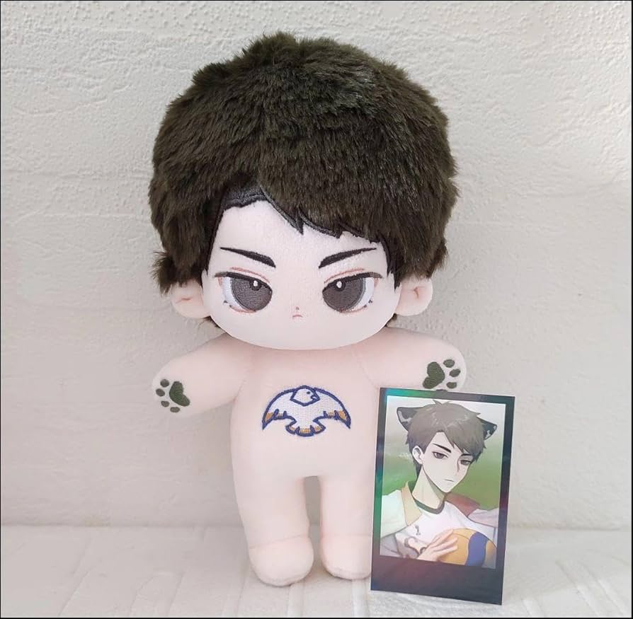 Amazon.co.jp: 着せ替えぬいぐるみ 牛島若利 20cm : おもちゃ