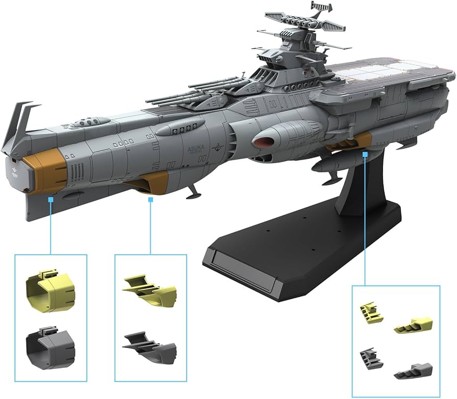 Amazon.com: BANDAI HOBBY Space Battleship Yamato - 1/1000 EFCF