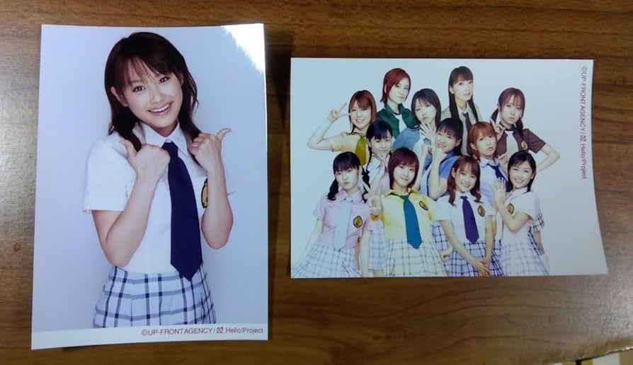 Amazon.co.jp: 特大2Lサイズ モーニング娘。高橋愛 生写真 制服 2枚