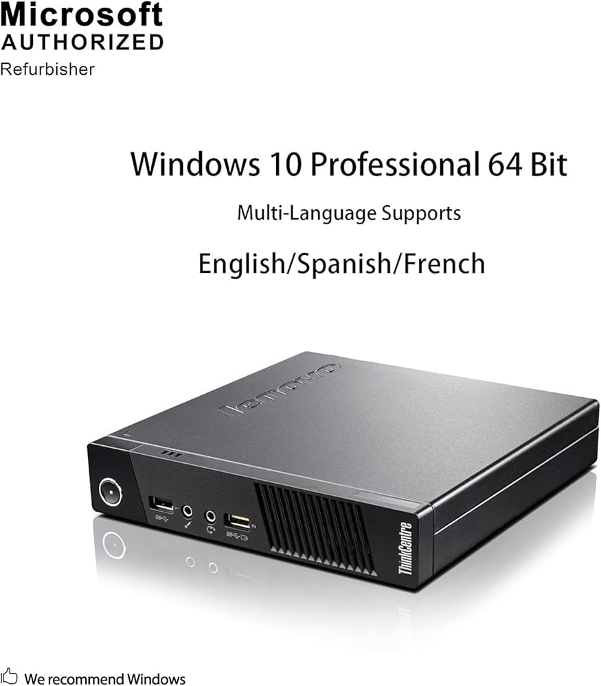 Amazon.com: lenovo Think Center M73 Tiny Desktop PC, Intel Core I5