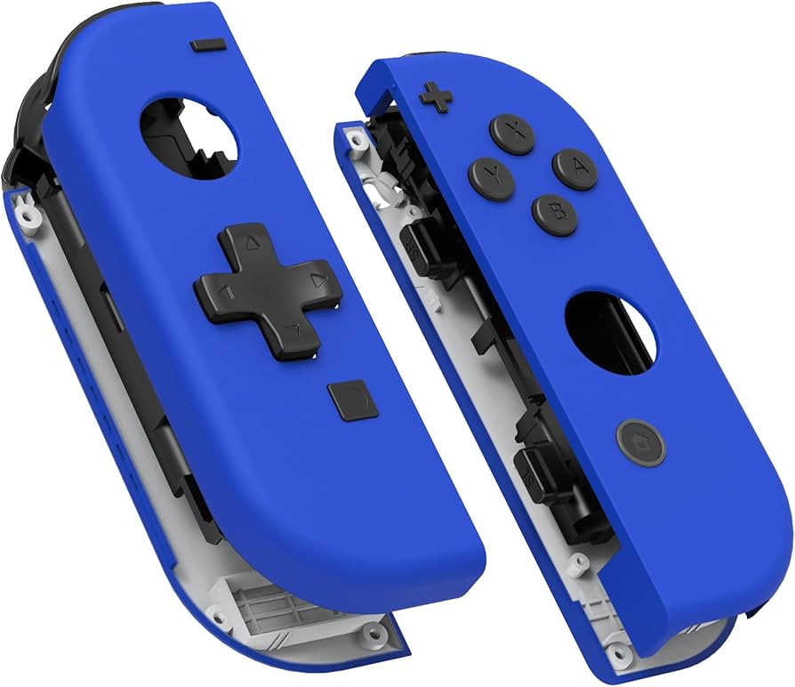 Amazon.com: eXtremeRate Blue Joycon Handheld Controller Housing (D