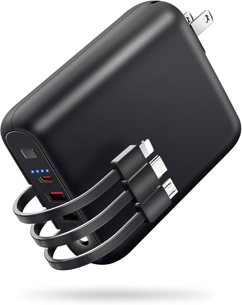 Amazon | モバイルバッテリー 大容量 【15000mAh・コンセント一体型