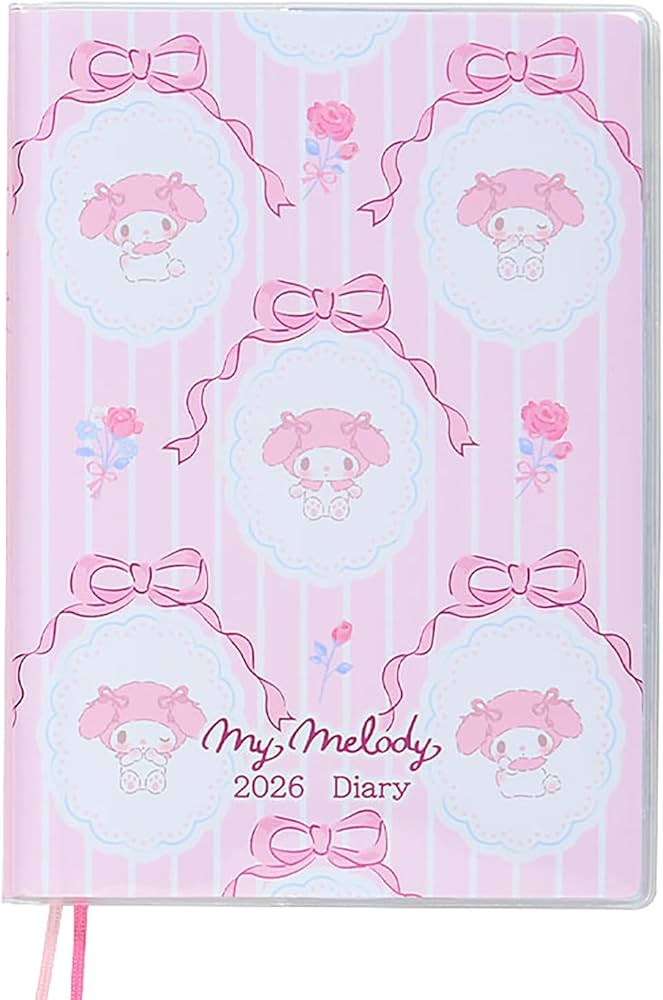 Amazon.co.jp: サンリオ(SANRIO) B6ダイアリー（横罫タイプ） 2026