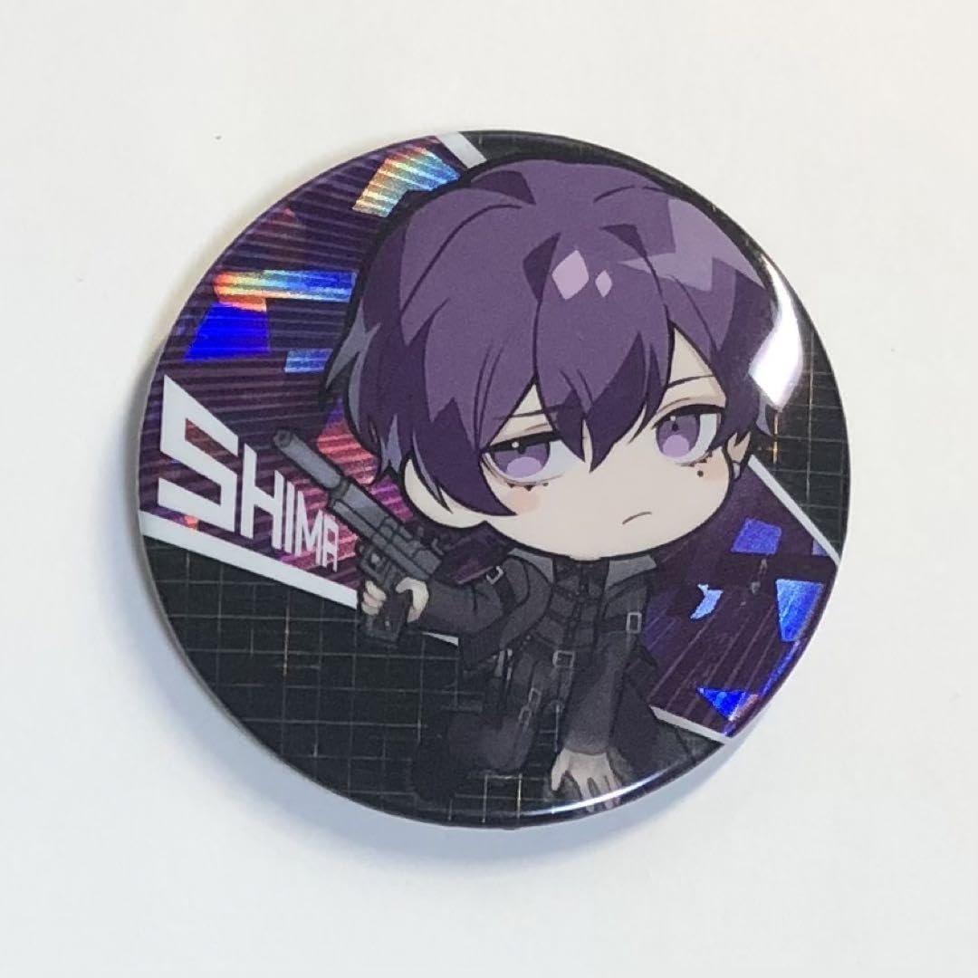 Amazon.co.jp: 浦島坂田船 志麻 しまさかバースデー2021 缶バッジ ホロ