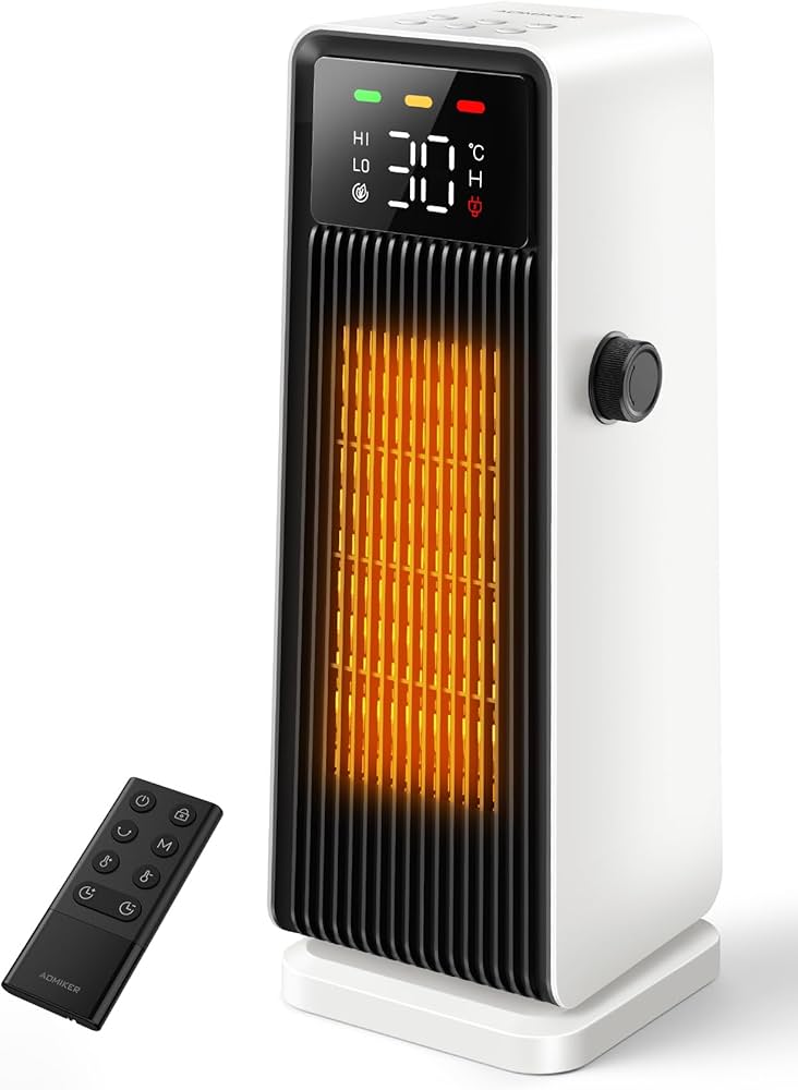 Amazon | 【2024最新知能型】Aomiker セラミックヒーター 1秒速暖 小型