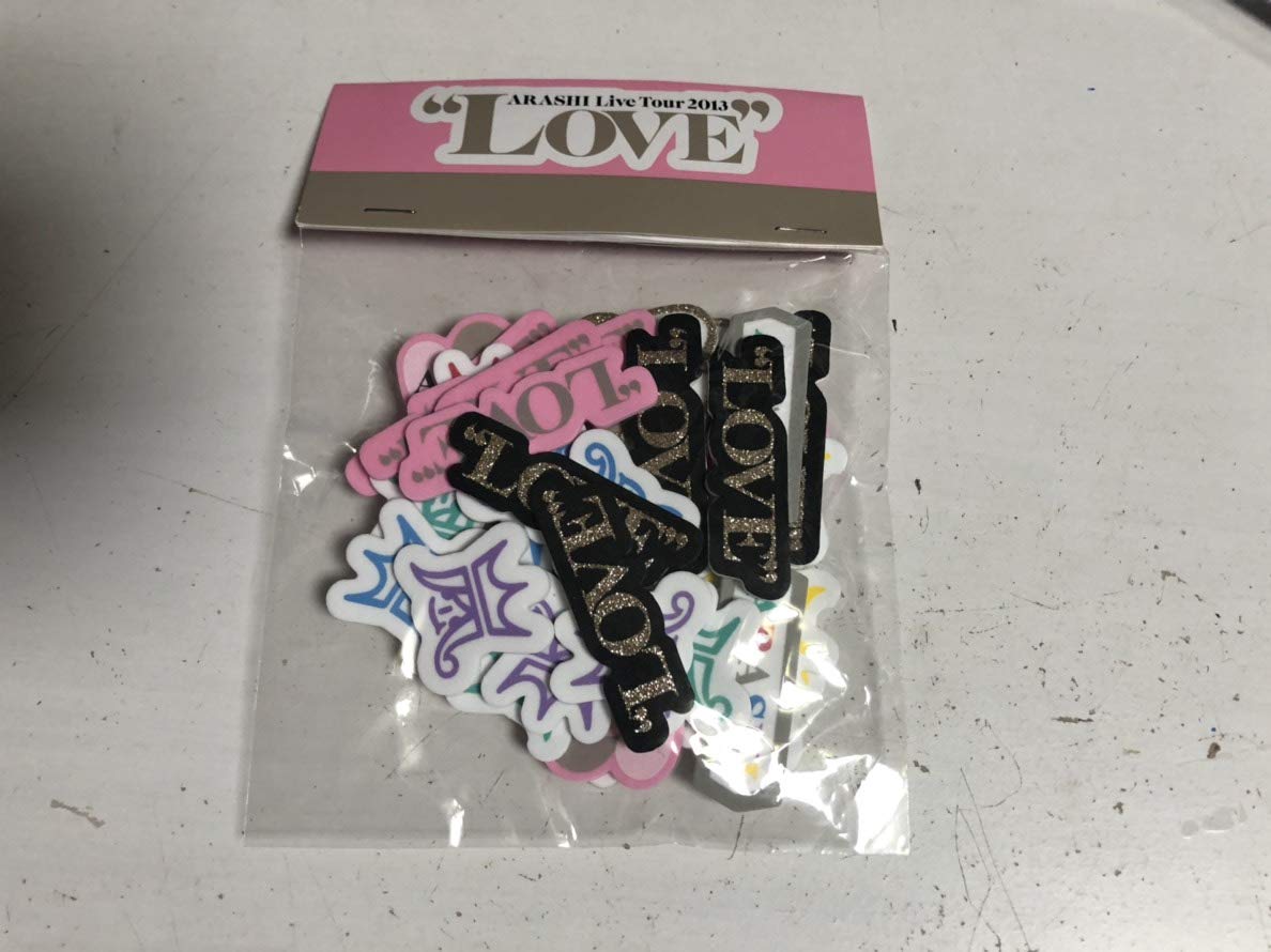 Amazon.co.jp: 嵐 Love グッズ☆キッズライン☆ふわふわシール ARASHI