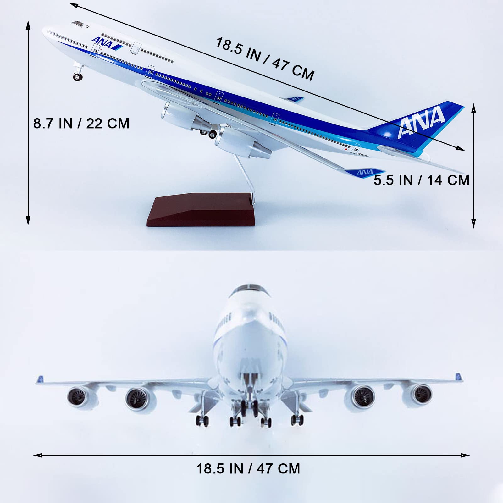 Amazon.com: ANA B747-400 Airplane Model - 1:200 Scale Diecast