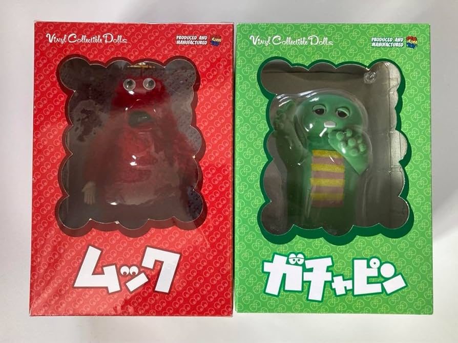 Amazon.co.jp: メディコムトイ ガチャピンムック フィギュア2体セット
