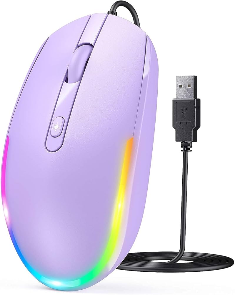 Amazon.com: seenda Wired Mouse - USB Computer Mice Wired with RGB
