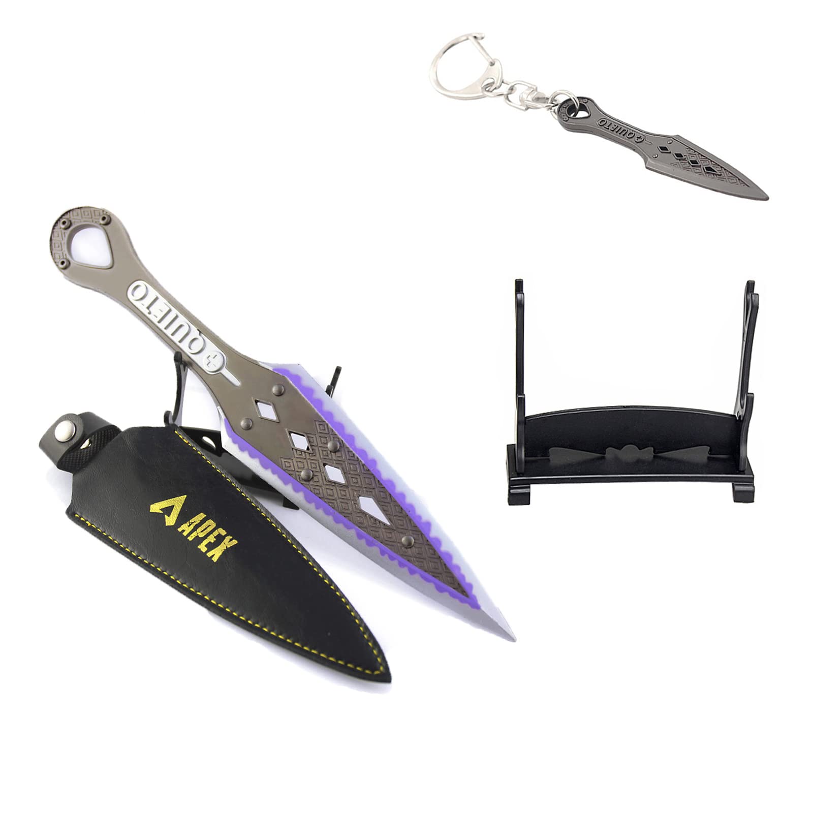 Amazon.co.jp: レイス クナイ 実物大 革鞘付き エーペックス