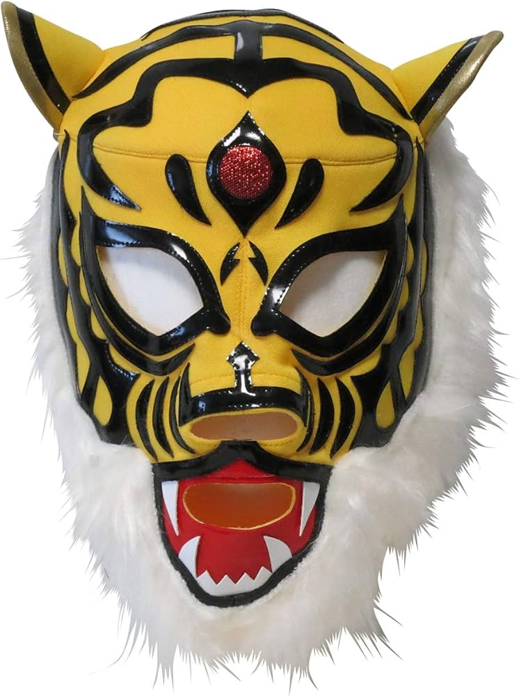 Amazon.co.jp: 【プロレスマスク】 猛虎 伝説の虎 セミレプリカマスク