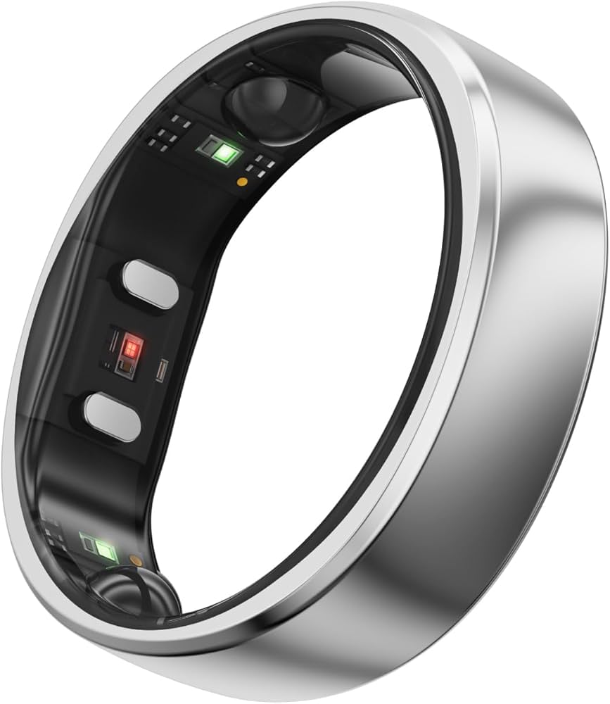 Amazon.com: RingConn Gen 2 Smart Ring (Silver, Size 9) Gen 2