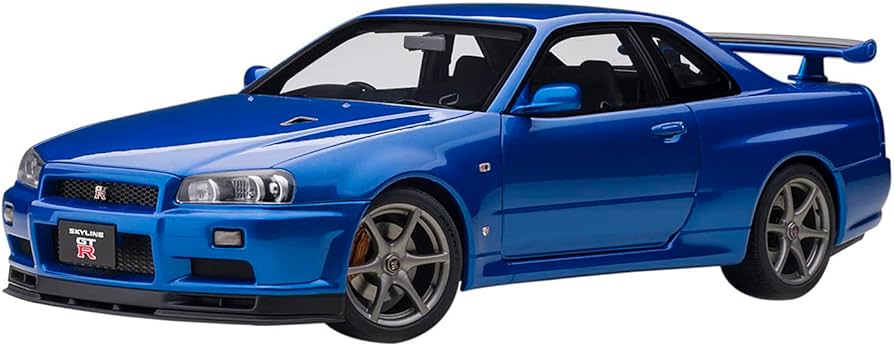 Amazon.com: AUTOart 1/18 Nissan Skyline GT-R (R34) V Spec II