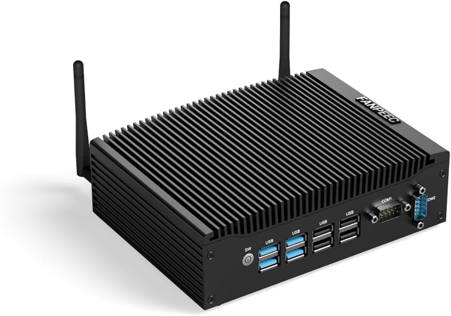 Amazon.com: FANPEEC Fanless Mini PC Industrial Core i5-8350U(max