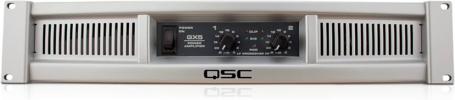 Amazon | QSCキューエスシー 軽量ハイパワーパワーアンプ GX5 国内正規