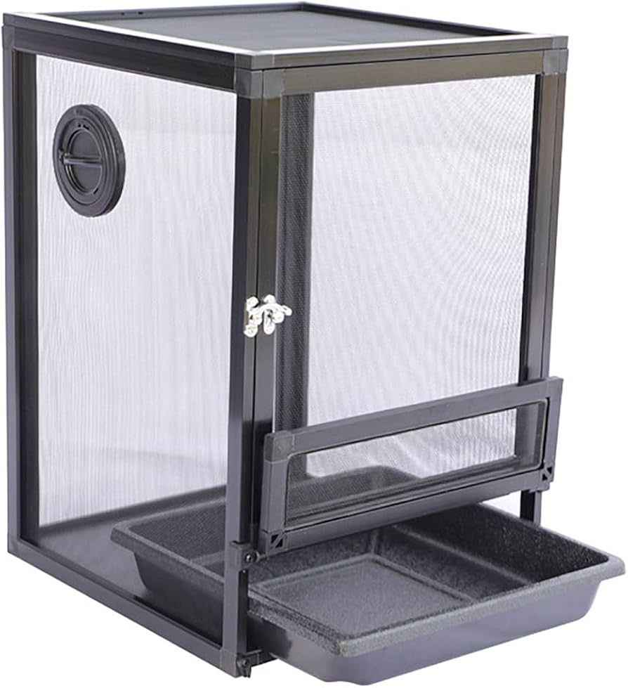 Amazon | Pounjsd カメレオン 飼育ケース 爬虫類 ケージ 32cm 大型